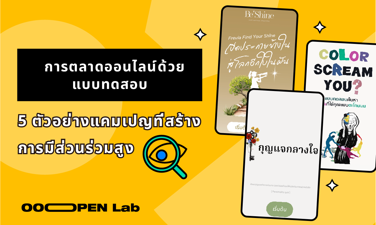 การตลาดออนไลน์ด้วยแบบทดสอบ: 5 ตัวอย่างแคมเปญที่สร้างการมีส่วนร่วมสูง