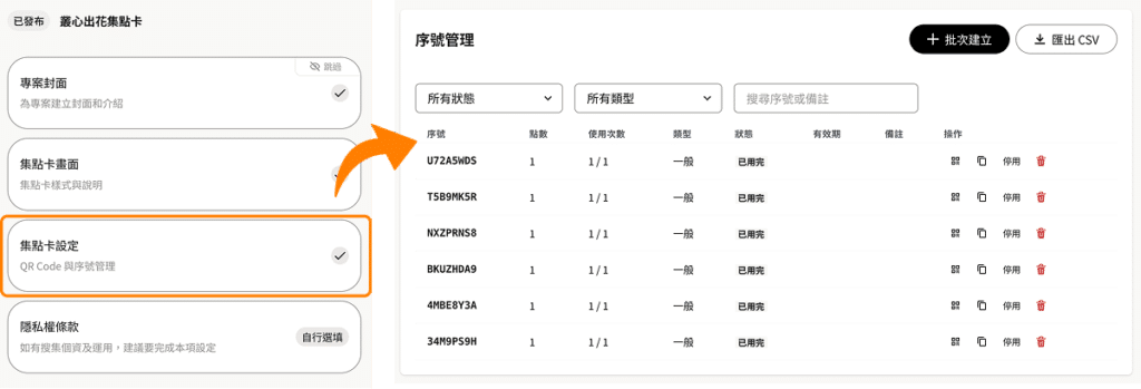 OOOPEN Lab 集點卡續後管理後台